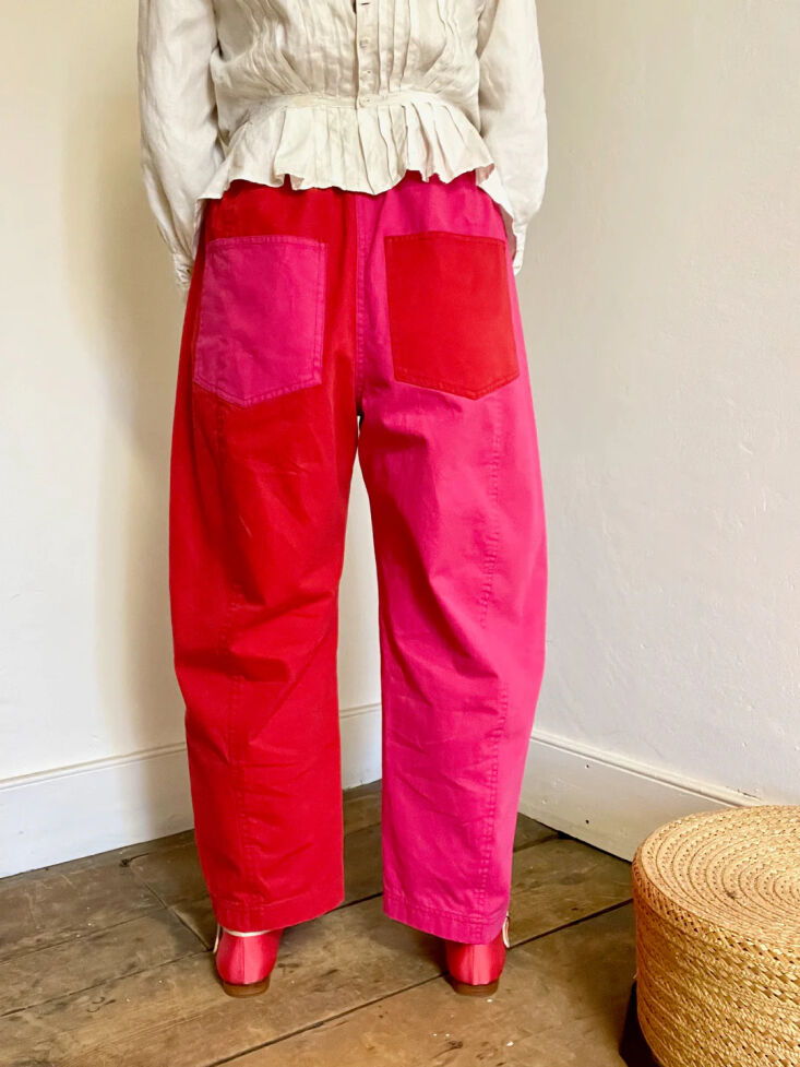 color blocked janus pants. 31