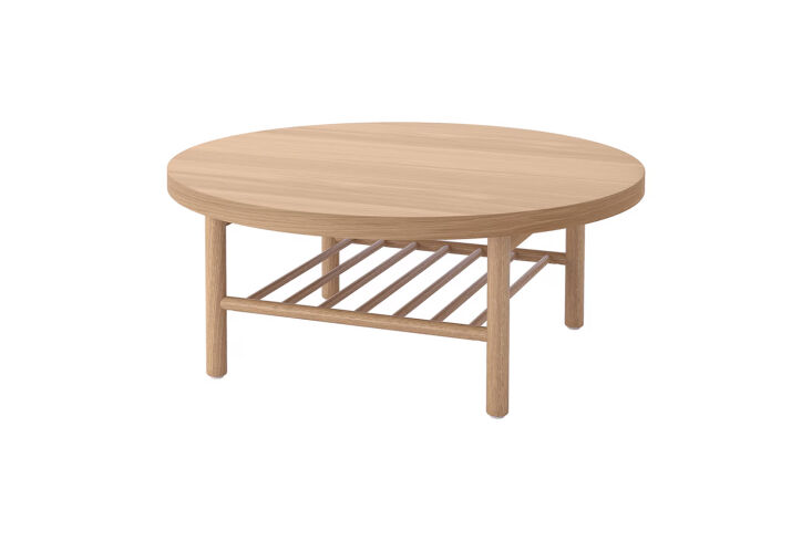 the ikea listerby coffee table in oak veneer is \$\249.99. 20