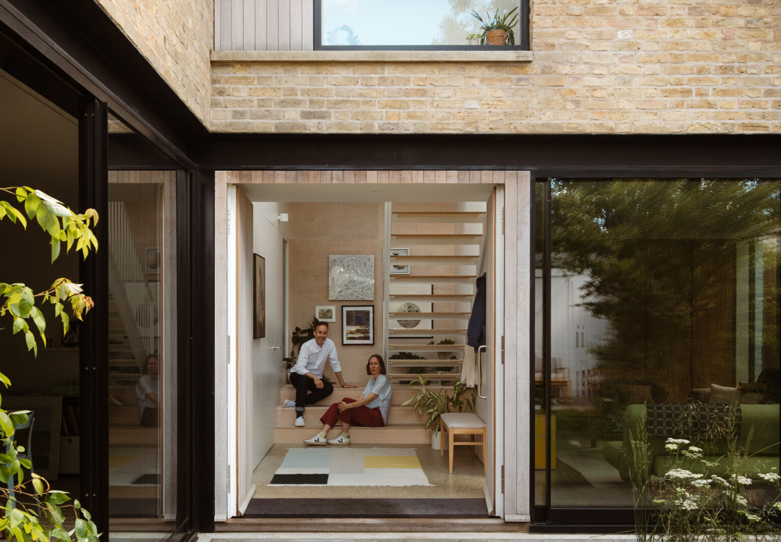 Inside a Former Auto Garage Turned Warm Family Home