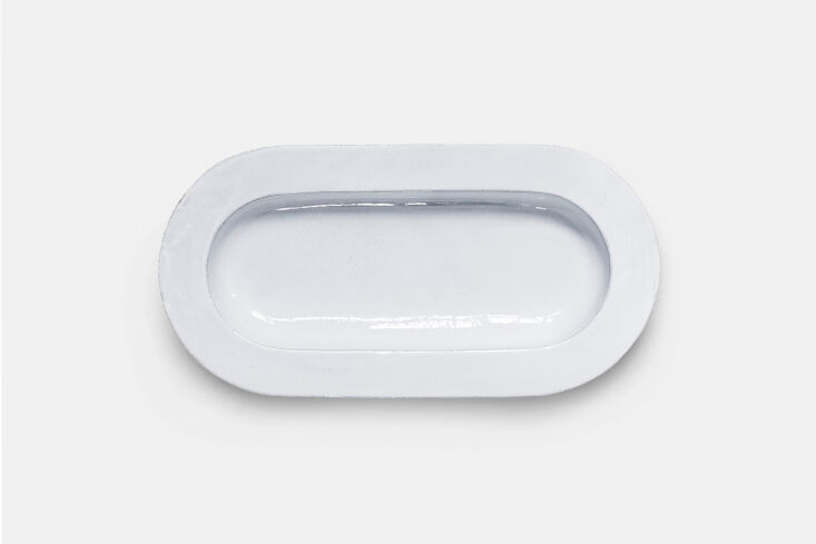 the astier de villatte villa medicis long platter is about \15 by 8 inches in b 26