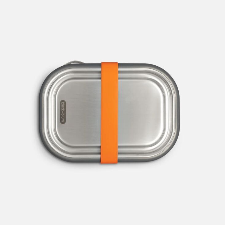 we love that this stainless steel large lunch box from black + blum has an adju 24