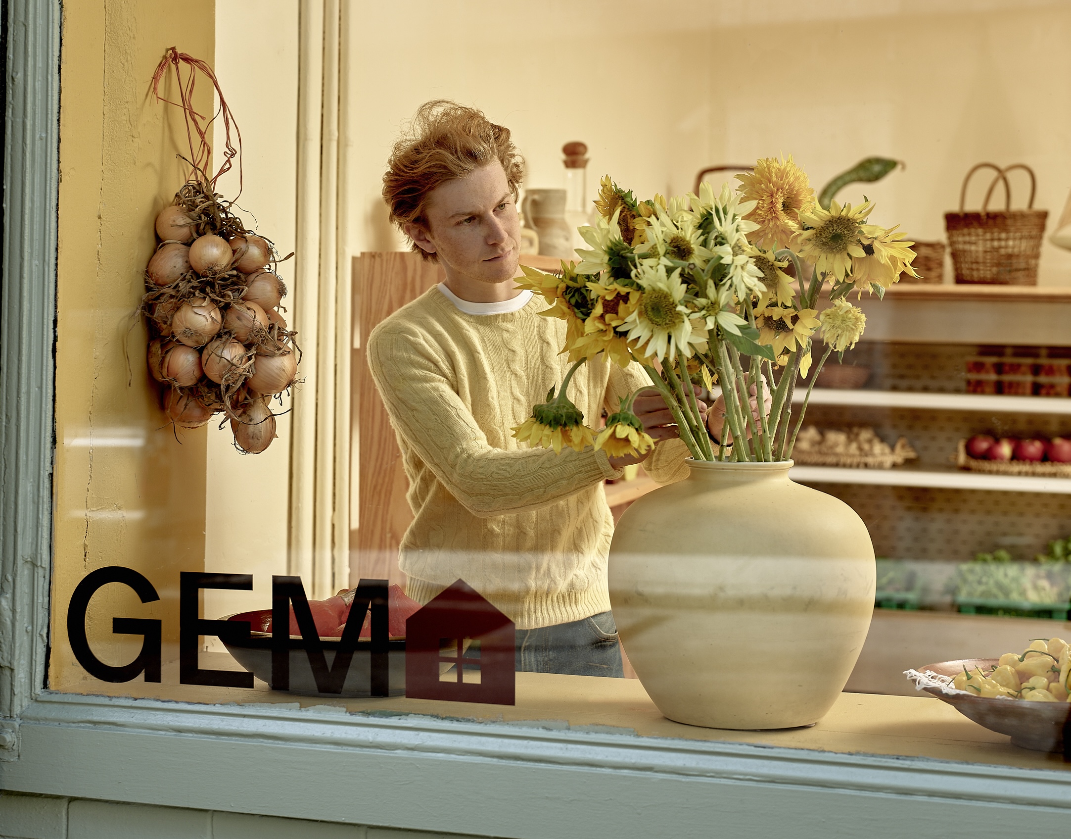 chef flynn mcgarry at his cafe store gem home 181 mott st nyc. sean davidson ph 17