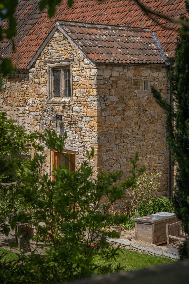 medieval stonework charms on the exterior, too. 25