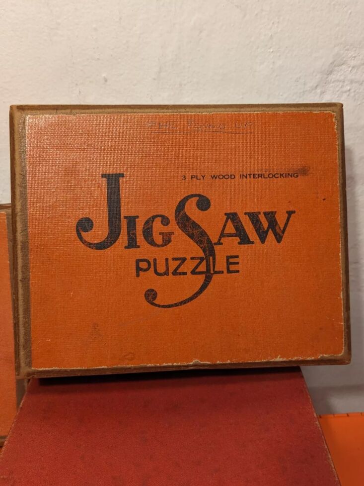 after buying an antique mystery puzzle for my husband at a yard sale—the 24