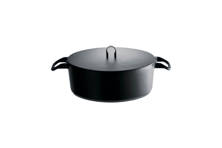 the alessi la cinturi di orione oval cocotte in enameled cast iron was designed 19