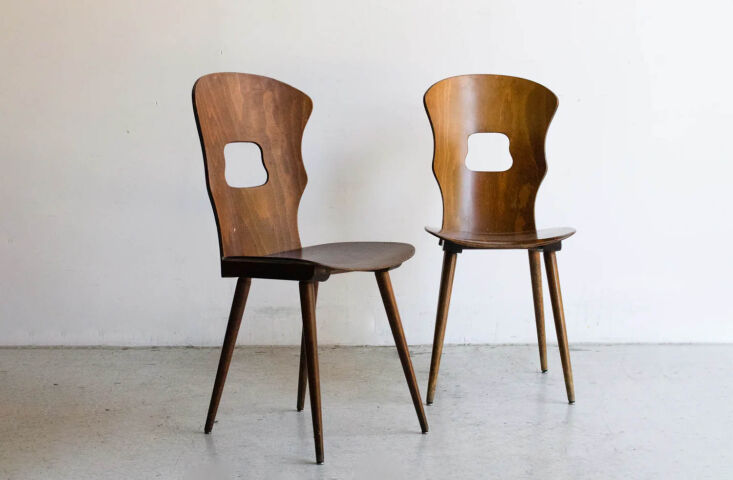 sourced by elsie green from chambord, the vintage baumann gentiane dining chair 25