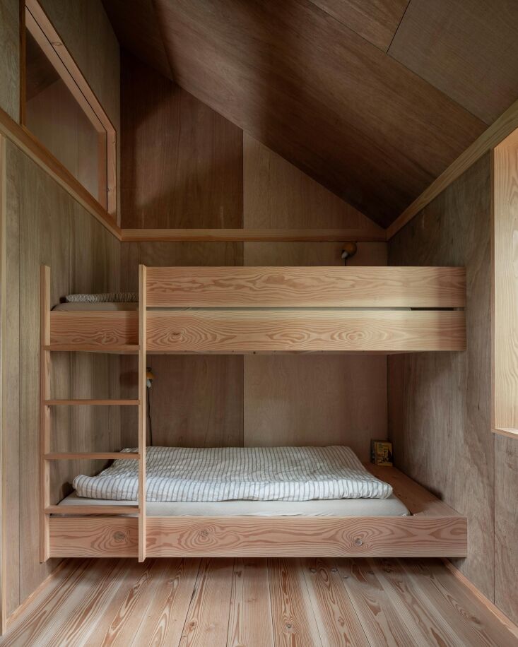 in a nook off of the hallway: very scandinavian bunk beds. 22