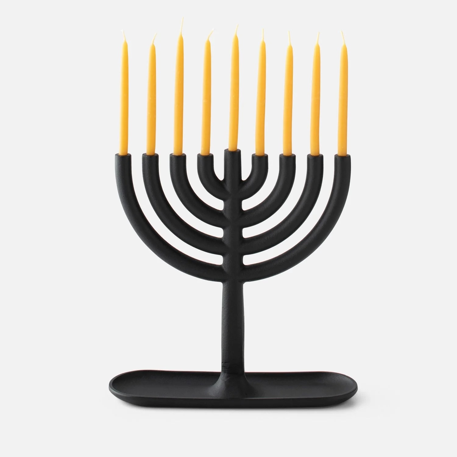 Industrial designer Josh Owens&#8\2\17;s Cast Iron Menorah for Areaware, \$\150, is a longstanding Remodelista favorite: we first featured it in \20\10 and it&#8\2\17;s now part of the permanent collections of the Philadelphia Art Museum and the Museum of American Jewish History.