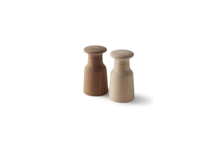 the skagerak hammer grinder comes in either oiled teak or oiled oak; \$\1\19 at 18