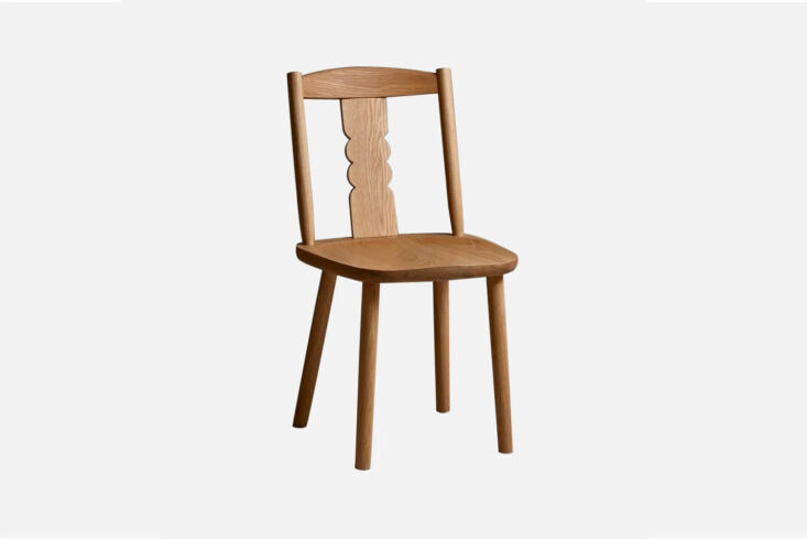 from summer studio, the chamonix dining chair in white oak is \$935 at the expe 23