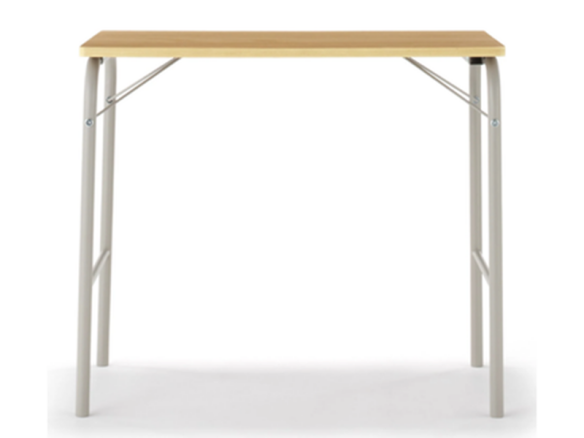 steel pipe table – warm gray 10