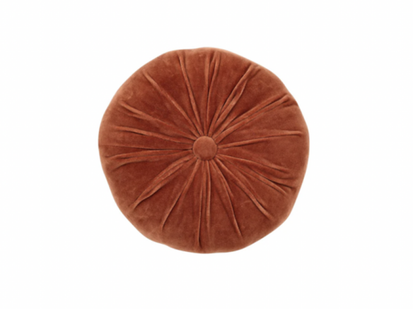 mini velvet round throw pillow 14