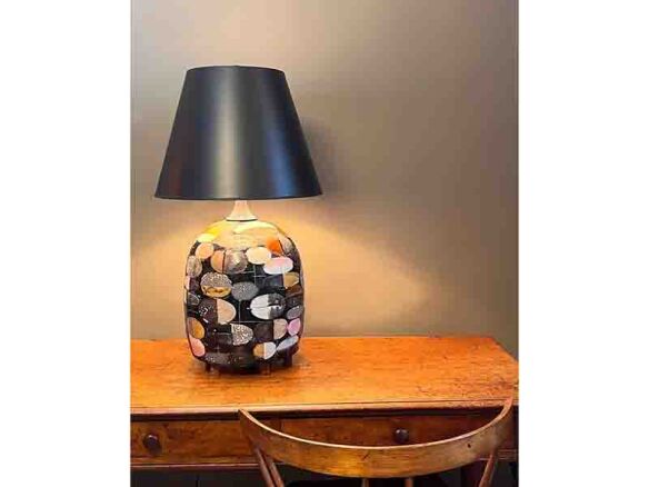 black ovals lamp 12