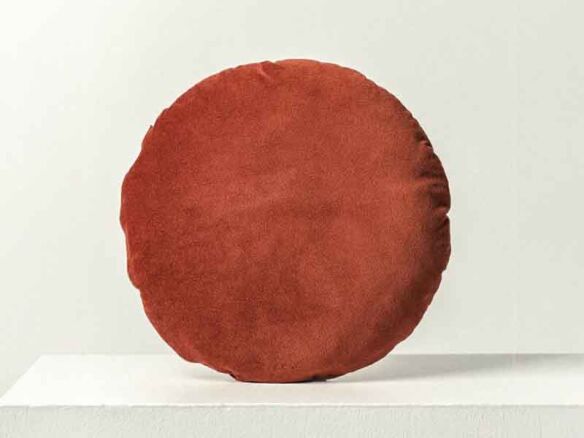 burnt umber disc cushion 11