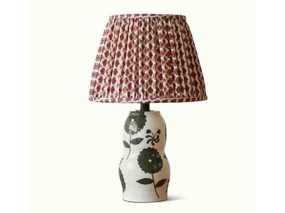 green floral table lamp 16